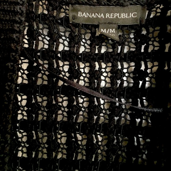 Banana Republic black cotton cardigan - Picture 9 of 11